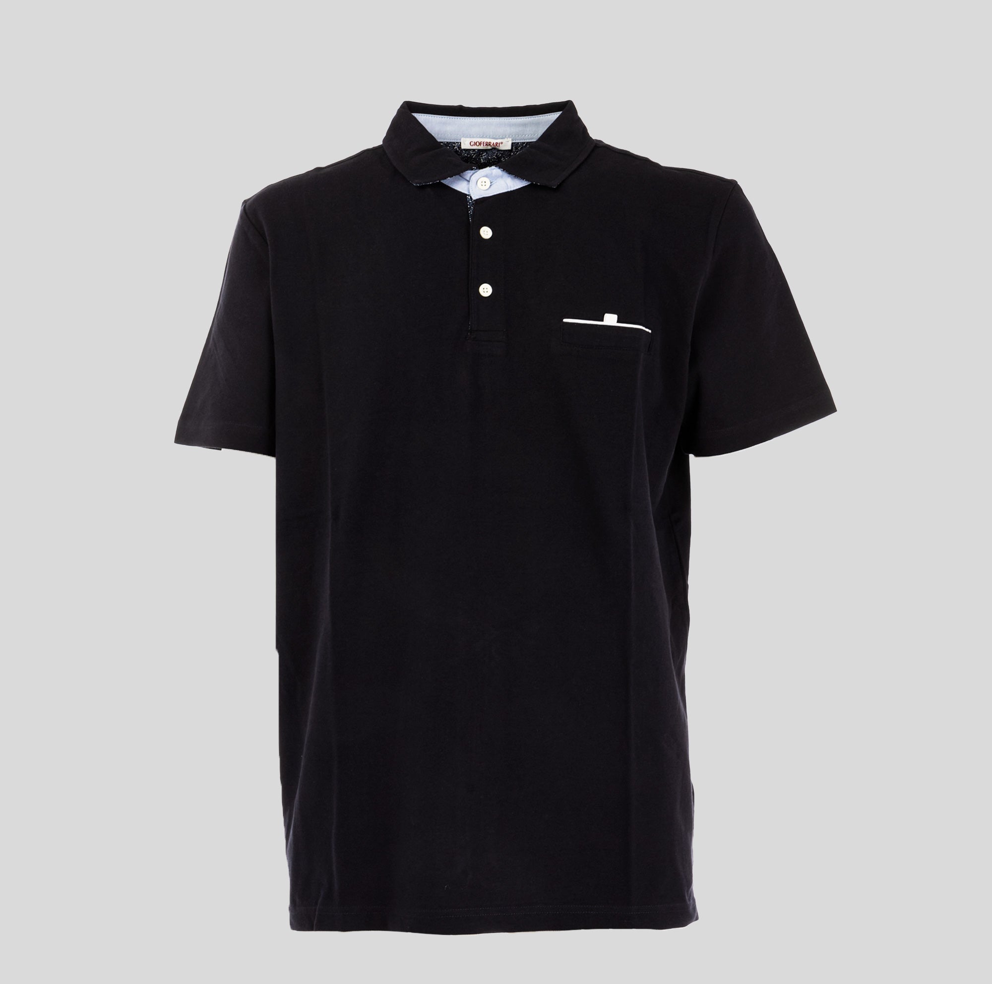 Polo elegante GIOFERRARI blu da uomo GT022.48 fhoout Fhoout