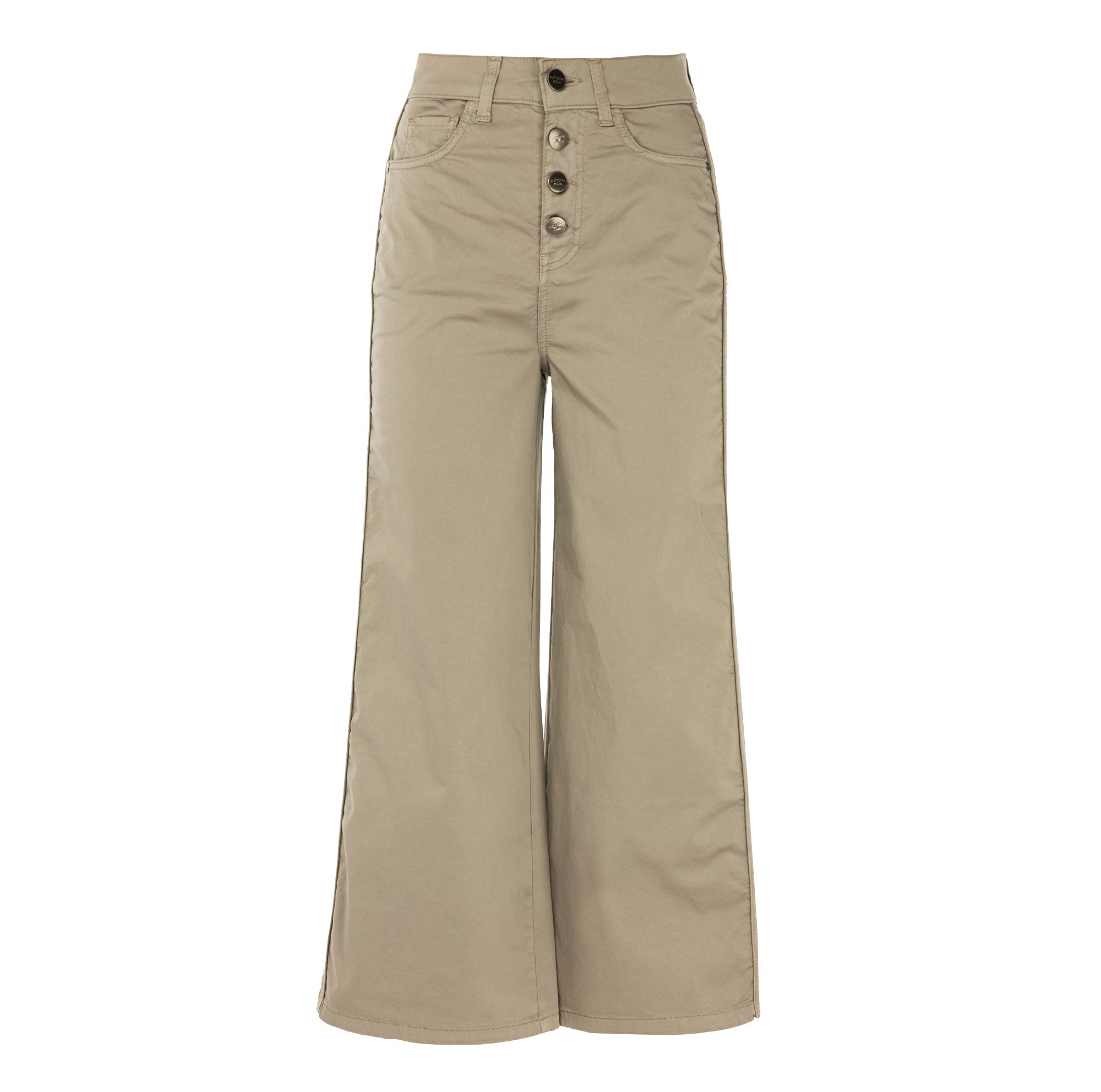 reign | pantalone a vita alta in cotone da donna