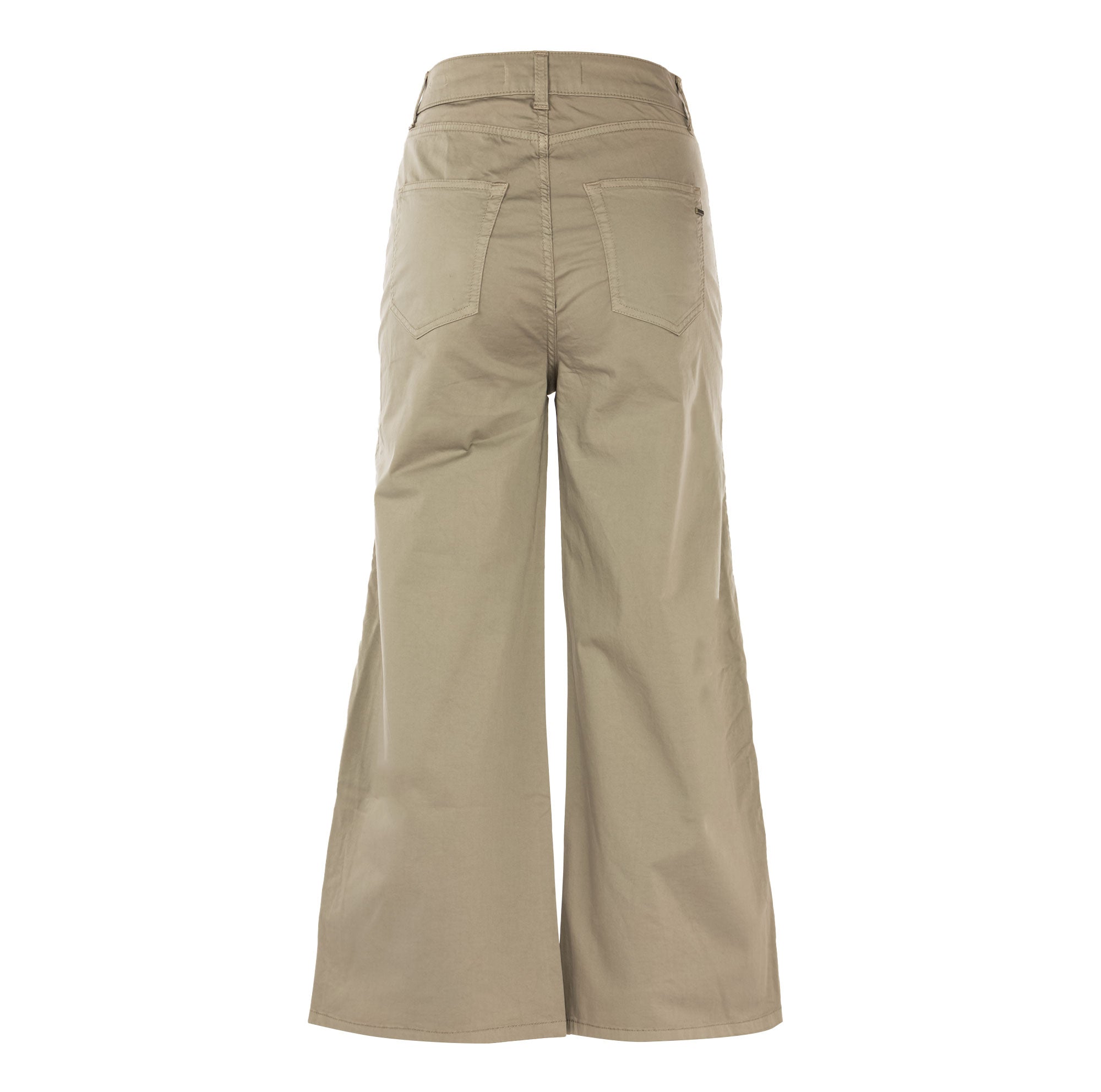 reign | pantalone a vita alta in cotone da donna