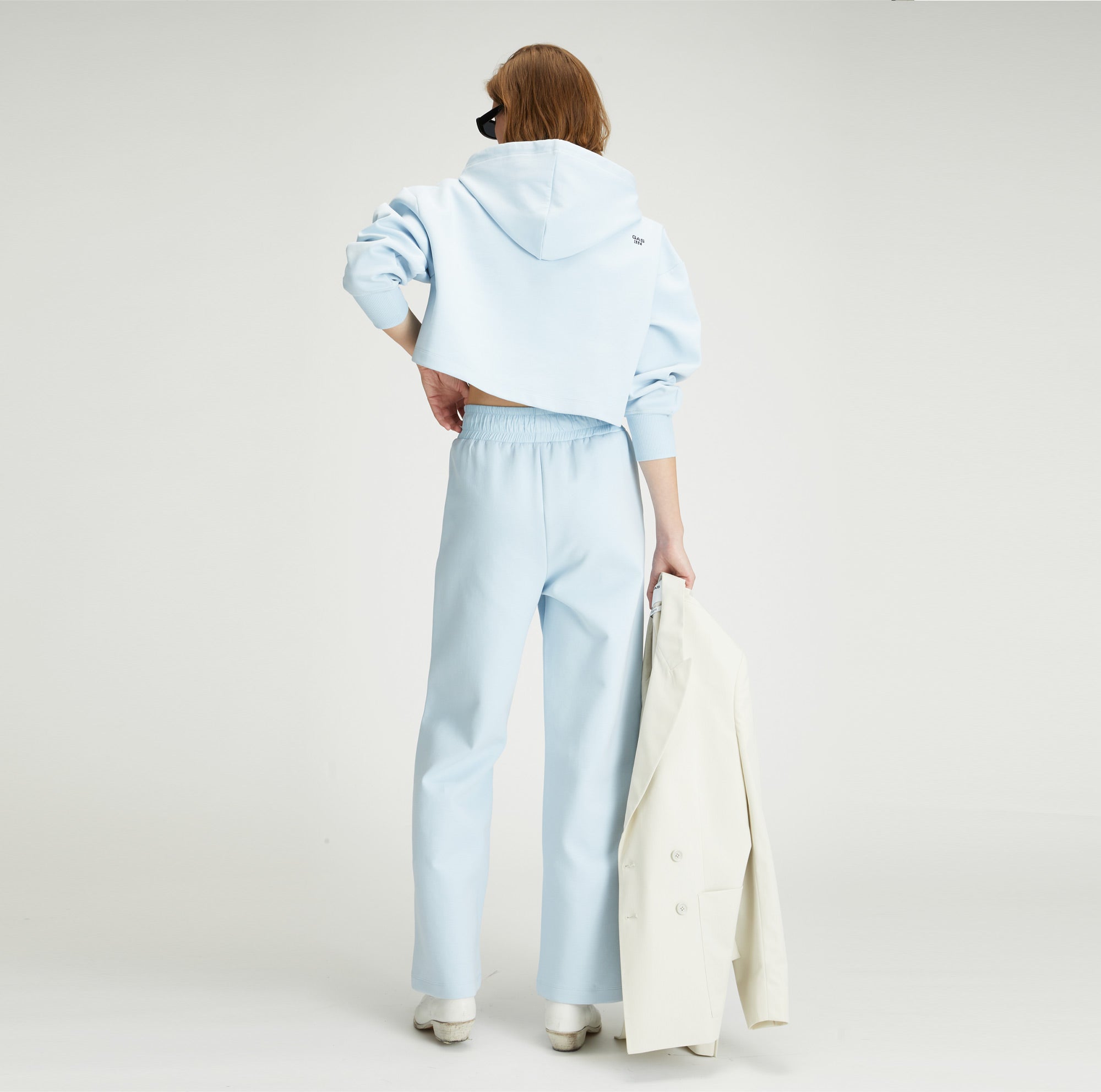 gas | pantalone palazzo a vita alta da donna