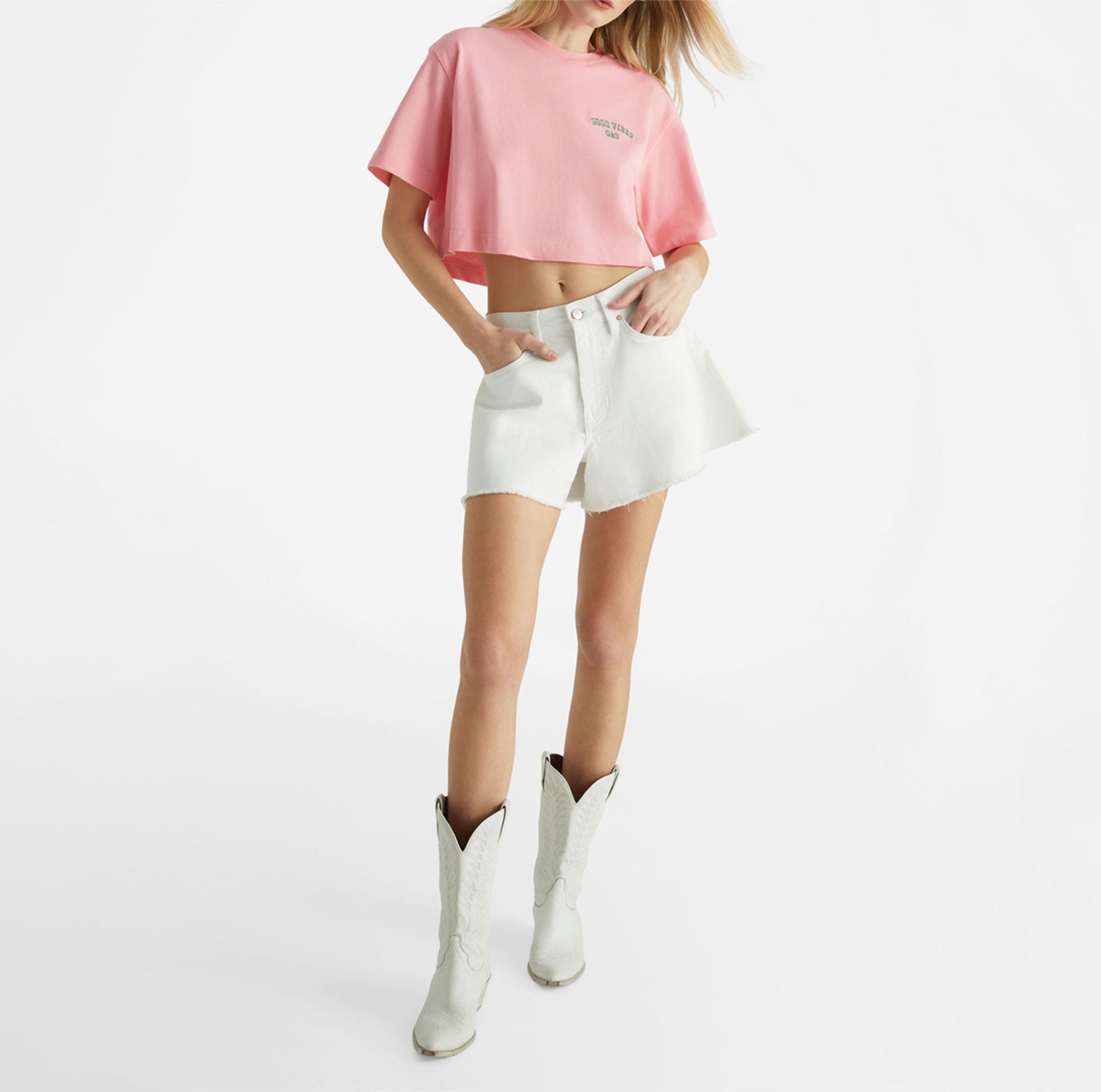 gas | t-shirt corta da donna