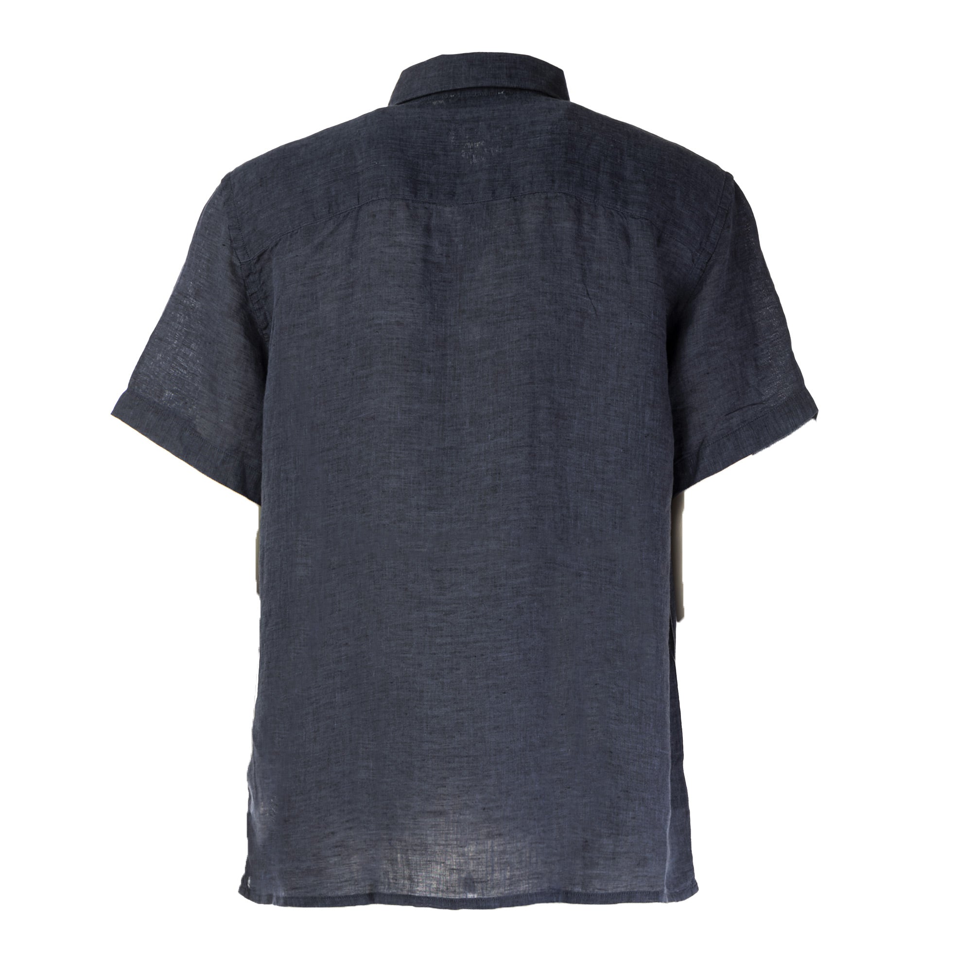 gas | camicia in lino a manica corta da uomo