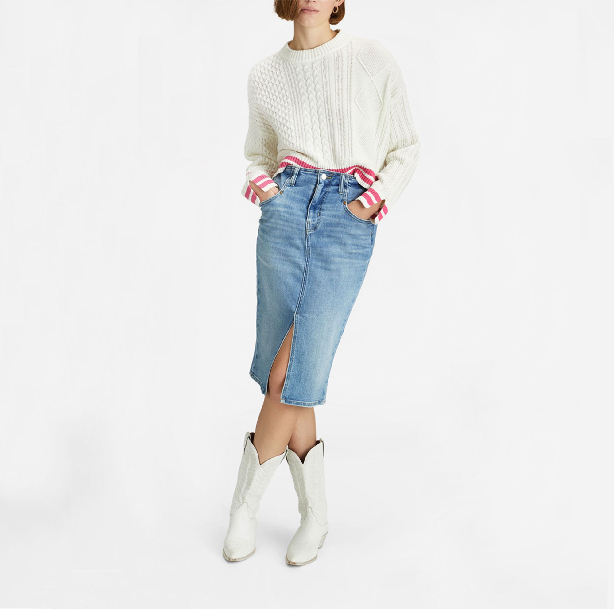 gas | maglia girocollo da donna