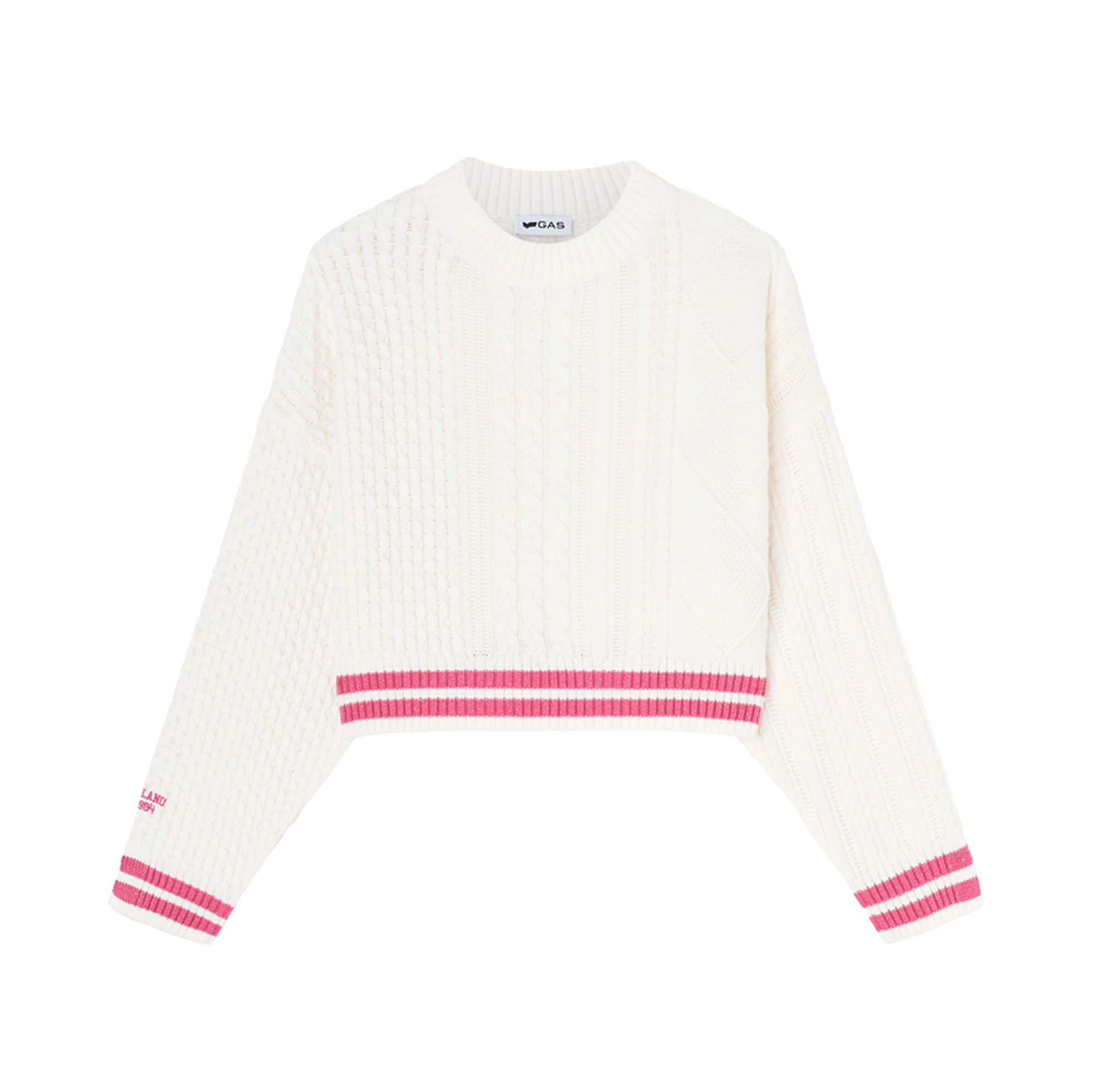 gas | maglia girocollo da donna