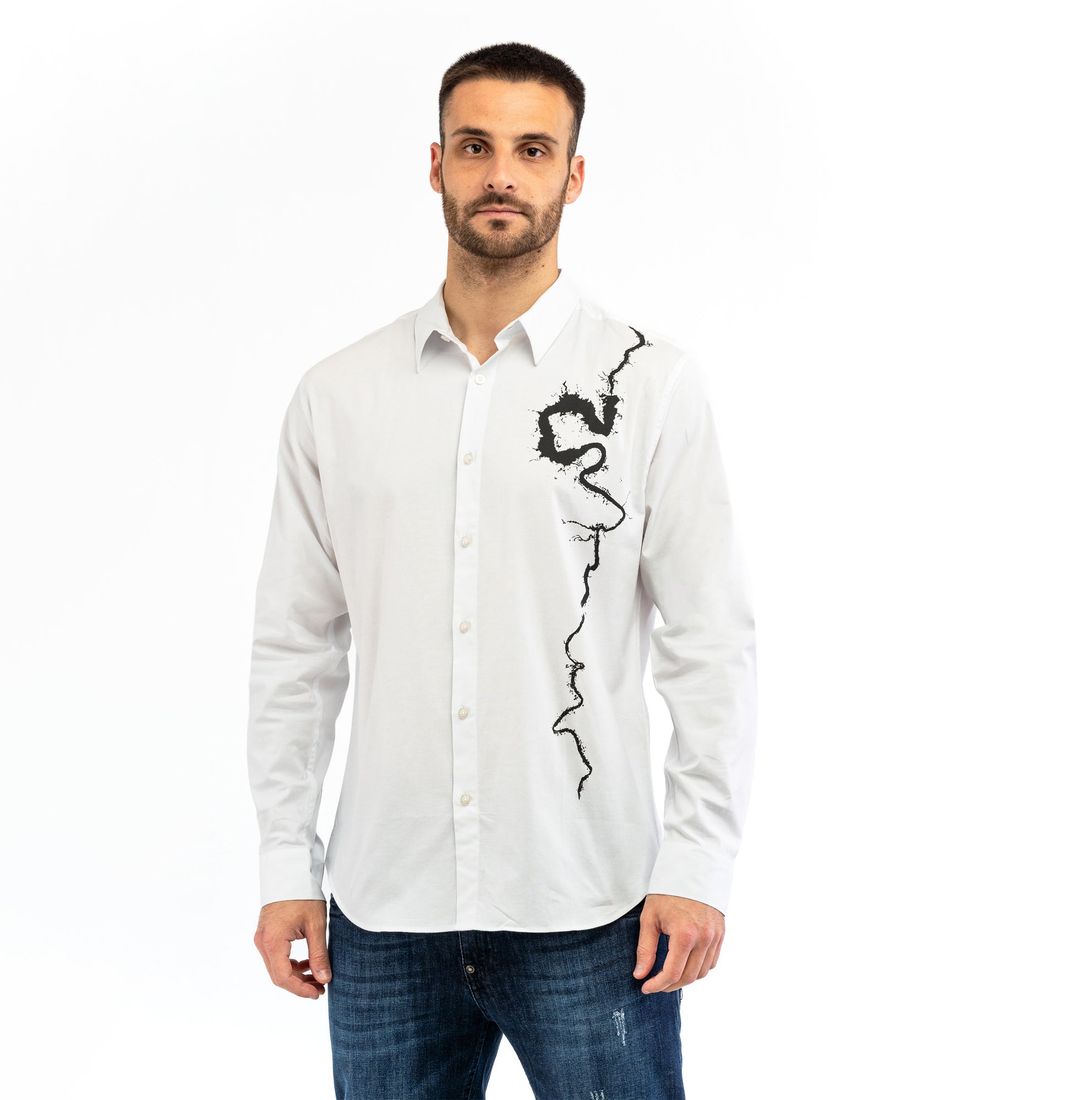 bikkembergs | camicia a fantasia da uomo