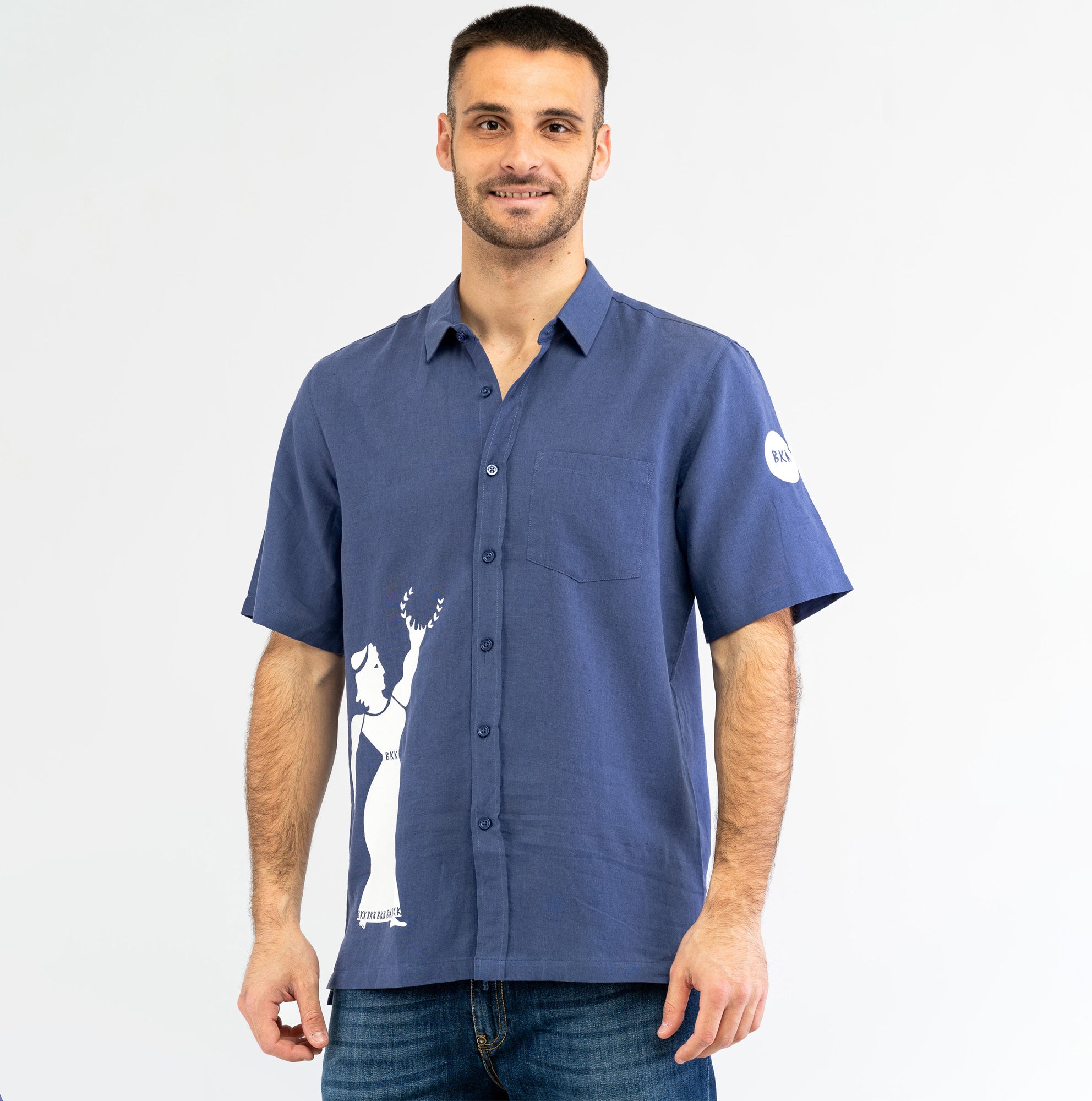 bikkembergs | camicia a manica corta da uomo