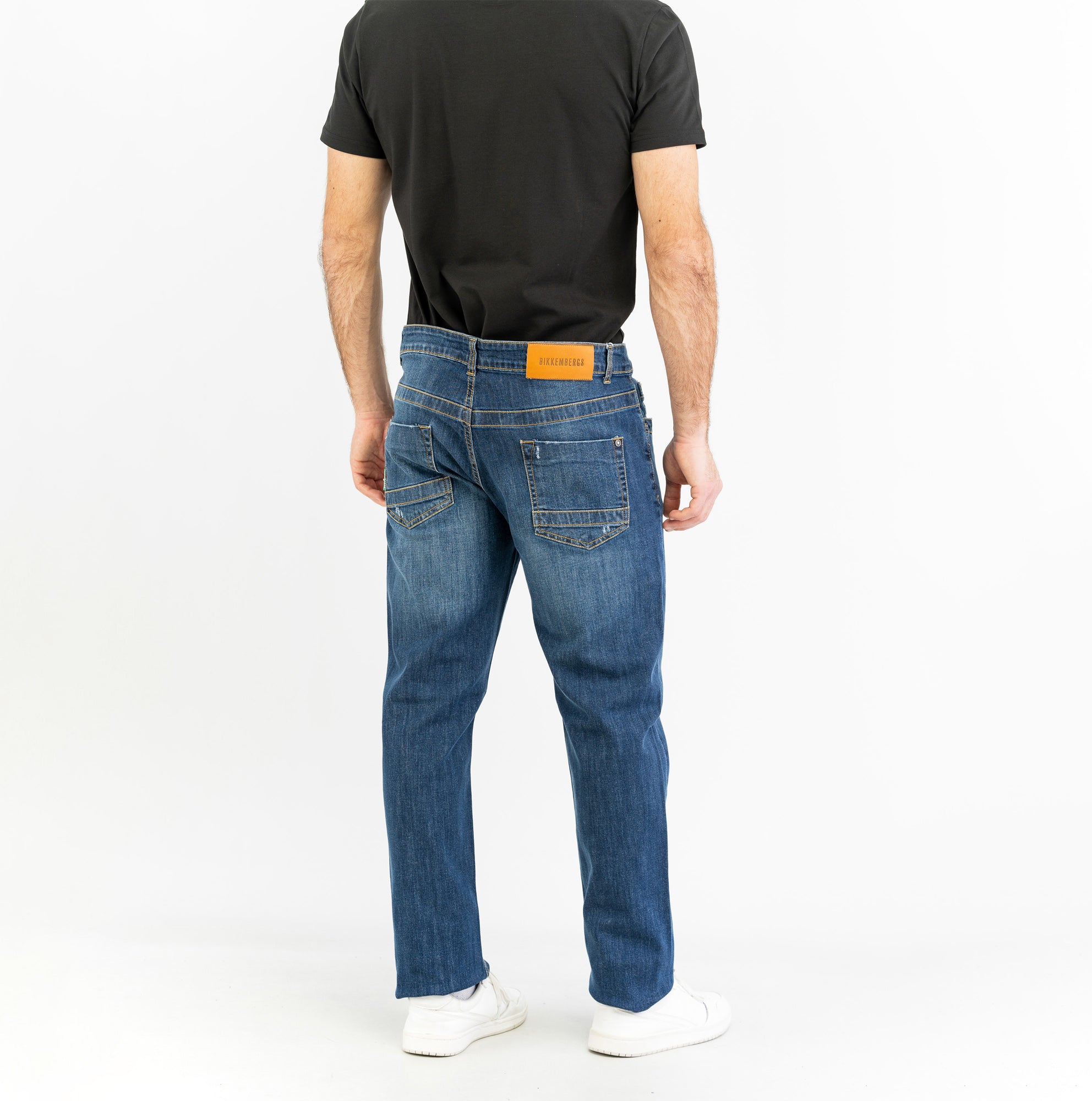 bikkembergs | jeans largo da uomo