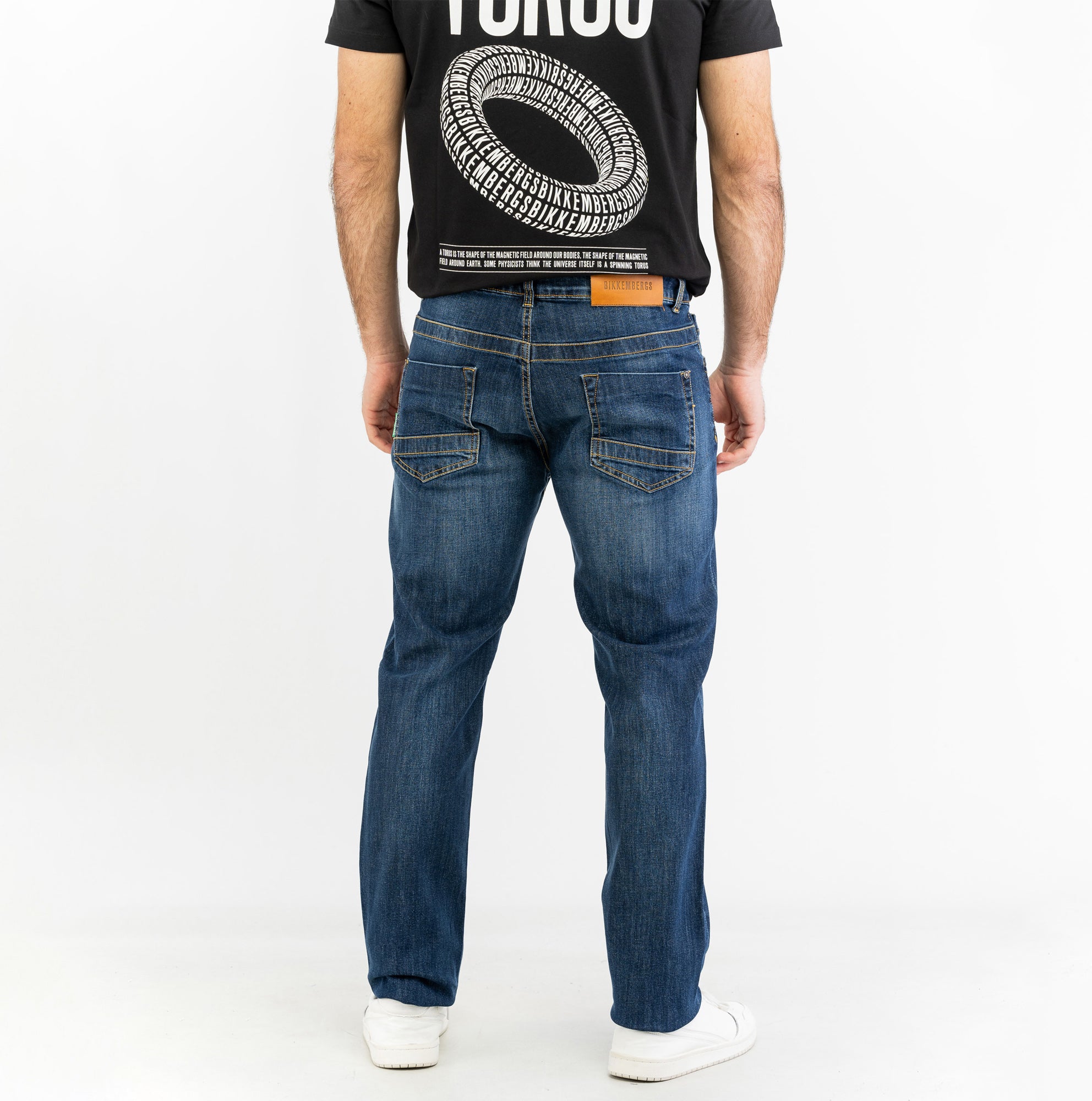 bikkembergs | jeans largo da uomo