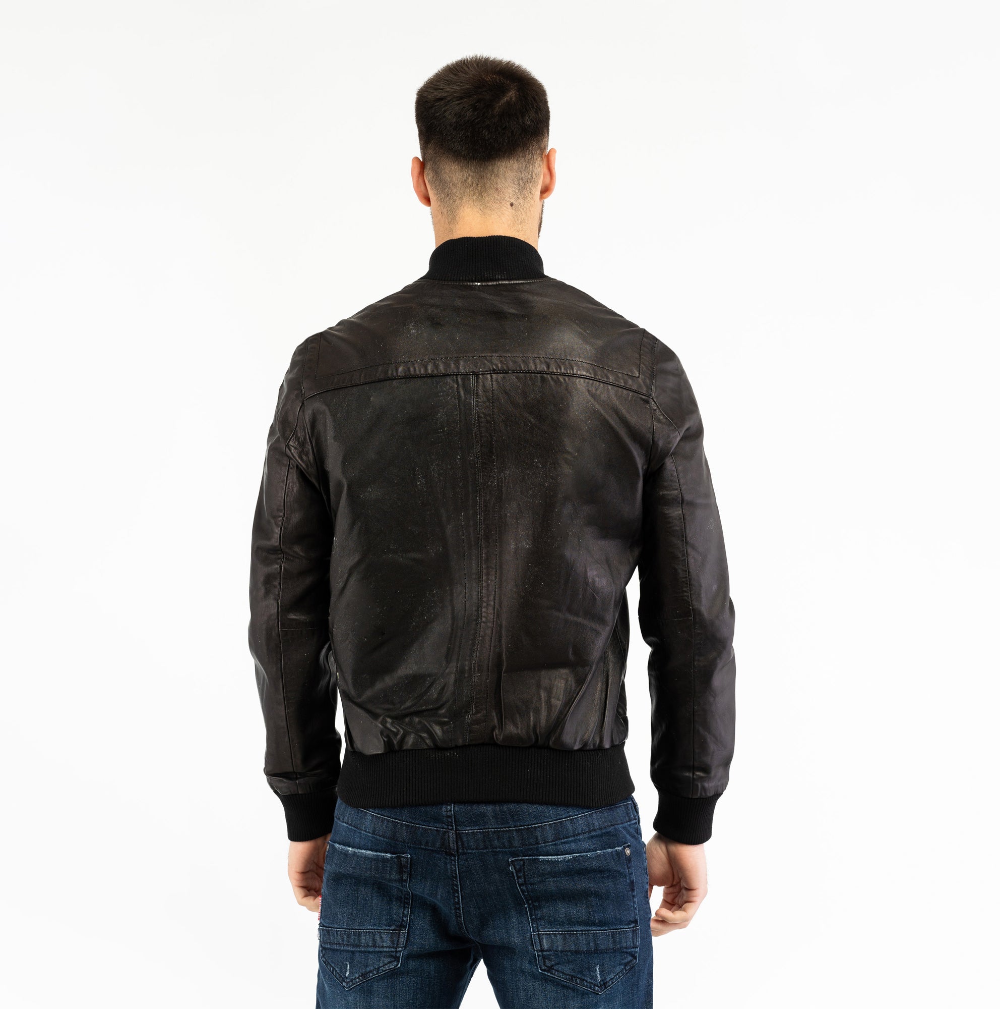 bikkembergs | giubbino in pelle da uomo